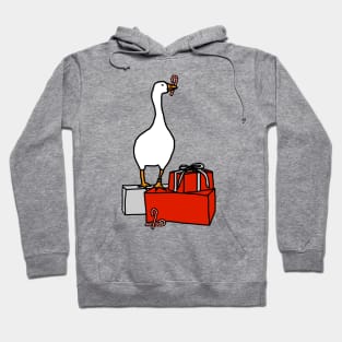 White Goose Steals Christmas Hoodie